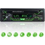 Autoradio bluetooth fm radio st�r�o 60w x 4 lecteur mp3 poste main libre voiture support usbsdtfaux t�l�comman ...