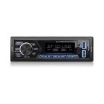 Autoradio avec bluetooth - autoradio avec usb sd aux fm - 1 din - appels mains libres - port de chargement ...