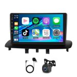 Autoradio bluetooth5. 0 carplay android 14 - navigation gps 9 pouces 4 + 64go - cam�ra + lien miroir ...