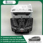 Autoradio ford grand cmax ii 10 - 15 - am5t18c815bf - console multifonction - gris