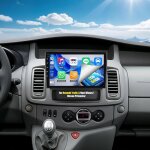 Autoradio oiliehu 2g + 64g android 13 pour renault trafic 2 opel vivaro a avec carplay et gps