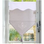 Autrefois brise bise et enrouleur 45 * 60 cm simone gris lin brodé voilage broderie style charme petit ... Autrefois brise bise et enrouleur 45 * 60 cm simone gris lin brodé voilage broderie style charme petit ...