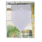 Autrefois brise bise et enrouleur 60 x 90 cm lys blanc lin brodé voilage broderie style charme petit ... Autrefois brise bise et enrouleur 60 x 90 cm lys blanc lin brodé voilage broderie style charme petit ...