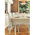 Autrefois nappe rectangulaire provencal couleur lin 160 * 160cm avec 6 serviettes inclus motif branches ... Autrefois nappe rectangulaire provencal couleur lin 160 * 160cm avec 6 serviettes inclus motif branches ...