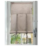 Autrefois rideau enrouleur et brise bise 80 x 160 cm lin jules lin brod voilage broderie style charme ...