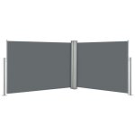 Auvent paravent store brise vue lateral retractable de patio jardin terrasse balcon protection visuelle ...