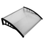 Auvent de porte entre marquise daccueil terrasse toit 100 x 80cm auvent de fentre