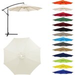 Auvent de remplacement pour parasol de terrasse 2. 7m 8 baleines toile de parasol pour cour jardin plage ...