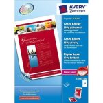 Avery dennison papier pour impression laser couleur a3 150 g brillant - 100 feuilles (25983 - 100)