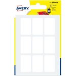Avery tiquette autocollante blanc (pack de 72)