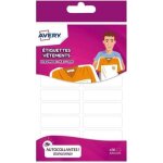 Avery family tiquettes pour vtements 45 x 13 mm rectangulaire blanc (pack de 36)