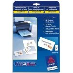 Cartes de visite - avery - 250 cartes - 85x54mm - 270g - quick&clean - impression recto verso