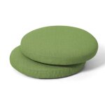 Avestar lot de 2 coussins de chaise tissu r�sistant aux intemp�ries rondes 38x38x3. 6 cm pour jardin ...