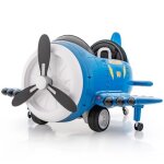 Costway avion voiture lectrique enfant avec joysticks tlcommande 24 g ailes pliables et hlice drivable ...