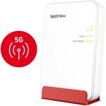 Routeur mobile - avm - fritz!box 6860 5g - 1 300 mbit / s 5g - wi - fi 6 jusqu 3 000 mbit / s - poe ...