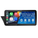 Awesafe autoradio android 11 4go + 64go pour audi a4 a5 avec 10. 25 poucescarplay sans fil / android ...