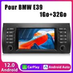 Autoradio android 13 - awesafe - bmw 5 srie e39 - 7 pouces - gps - carplay sans fil