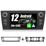 Awesafe autoradio android 13 2go + 32go pour bmw series 3 e90 e91 e92 e93 7 cran tactile avec gps carplay ...