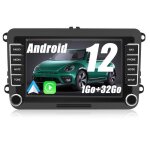 Awesafe autoradio android 13 1go + 32go pour golf 5 6 vw passat polo seat skoda avec 7 cran tactile ...