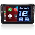 Awesafe autoradio android 13 2go + 32go pour golf 5 6 vw passat polo seat skoda avec 8 cran tactile ...