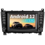 Awesafe autoradio android 13 pour mercedes - benz clc w203 (2008 - 2010) clk w209 (2005 - 2011) 1go + ...