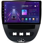 Awesafe autoradio android 13 2go + 32go pour peugeot 107 toyota aygo citroen c1 10 pouces avec carplay ...