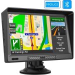 Gps navigateur 9 pouces pour voitures et camions avec pare - soleil et bluetooth mises  jour de la carte ...