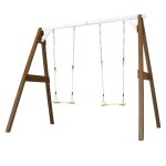 Axi 4 - in - 1 sportsfun marron / blanc cadre 4 - in - 1 pour balançoire football volley - ball et tennis ... Axi 4 - in - 1 sportsfun marron / blanc cadre 4 - in - 1 pour balançoire football volley - ball et tennis ...