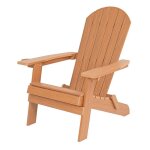 Axi claire chaise adirondack transat plastique marron chaise de jardin 1 personne / fauteuil exterieur ...