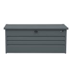 Coffre de jardin - axi - miles 600 - m�tal anthracite - 480 litres - r�sistant aux intemp�ries