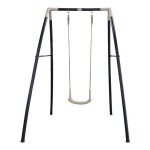 Axi portique en metal - balançoires enfant balançoire anthracite / crème pour enfants pour l?extérieur ... Axi portique en metal - balançoires enfant balançoire anthracite / crème pour enfants pour l?extérieur ...