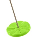 Axi si�ge balan�oire ronde en plastique vert clair - balan�oire enfant - 27 cm