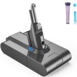 Axilief 6000mah 21. 6v batterie pour dyson aspirateur sv10 v8 animal +