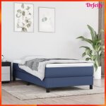 Ayhao sommier  ressorts de lit bleu 100x200 cm tissu ab3120498 123456