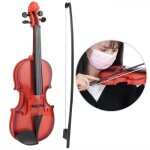 Aynefy jouet musical jouet de violon acoustique pour enfant simul corde rglable dbutant musical dvelopper ...