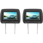Aynefy lecteur dvd de voiture 2 pi�ces 7 en contr�le sans fil r�glable appui - t�te lcd lecteur vid�o ...