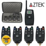 Azteklivraison 72hs 4 dtecteur sondeur de pche sans fil morsure touche pche son led + rcepteur