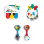 Baby einstein - coffret cadeau b�b� musical jingle & jam 3 jouets musicaux: mini tambourin 2 maracas ...