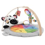 Baby einstein zen le zebre tapis dveil arche de jeu en bois jouets multisensoriels miroir steam 0m + ...