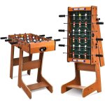 Baby - foot pliable goplus - table de baby - foot d?intrieur 69x365x71 cm - 18 figurines 2 marqueurs ...
