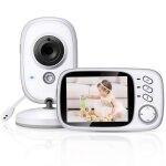 Baby monitor - vido sans fil multifonctions - moniteur 3. 2 lcd - contrle temprature - vision nocturne ...