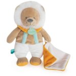 Baby nat maxou le lion - pantin avec doudou maxou 22 cm