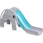 Baby vivo toboggan enfant �l�phant turquoise / gris - 163 x 42 x 75 cm - int�rieur / ext�rieur