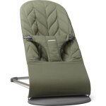 Babybjörn transat bliss cadre gris foncé coton mix tissé matelassage pétale vert foncé Babybjörn transat bliss cadre gris foncé coton mix tissé matelassage pétale vert foncé