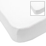 Babycalin 2 draps housse bébé blanc blanc 60 x 120 cm - jersey - 130gr / m² Babycalin 2 draps housse bébé blanc blanc 60 x 120 cm - jersey - 130gr / m²