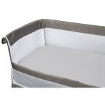 Babycalin drap housse pour berceau - 83 x 50 cm - jersey carde 130gr / m² 100% coton bio - gris Babycalin drap housse pour berceau - 83 x 50 cm - jersey carde 130gr / m² 100% coton bio - gris