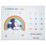 Tapis de jeu en pvc 72x92 cm avec tapes bb - mickey cool