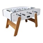 Bresil - babyfoot blanc avec barres télescopiques Bresil - babyfoot blanc avec barres télescopiques