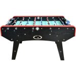 Babyfoot deluxe type bistrot - 151 x 77 x 91 cm - table de baby - foot avec barres tlscopiques couleur ...