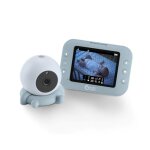 Babymoov babyphone camra sans fil yoo roll - rechargeable - autonomie 8h - ecran 35 - berceuses - porte ...